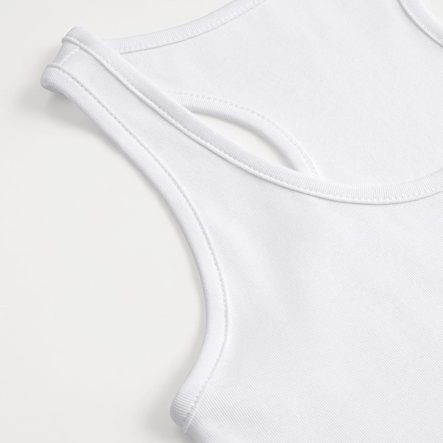 4 Pack Sleeveless Tank Tops for Women Racerback Cropped Workout Top Cotton Basic Running Yoga Gym Crop Top Shirts for Women