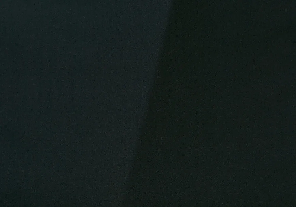 Black Stretch Wool Twill