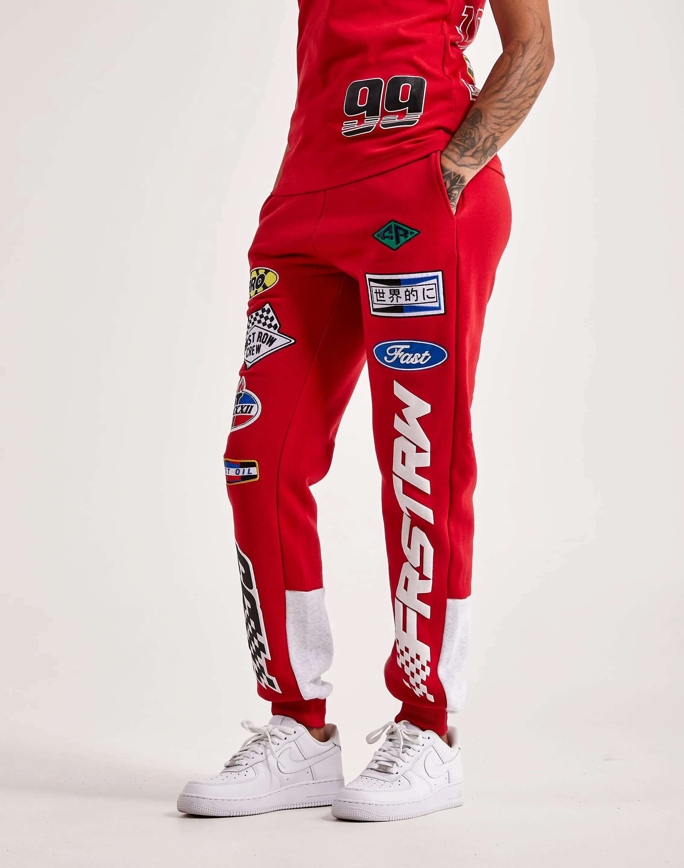 First Row Moto Fleece Joggers