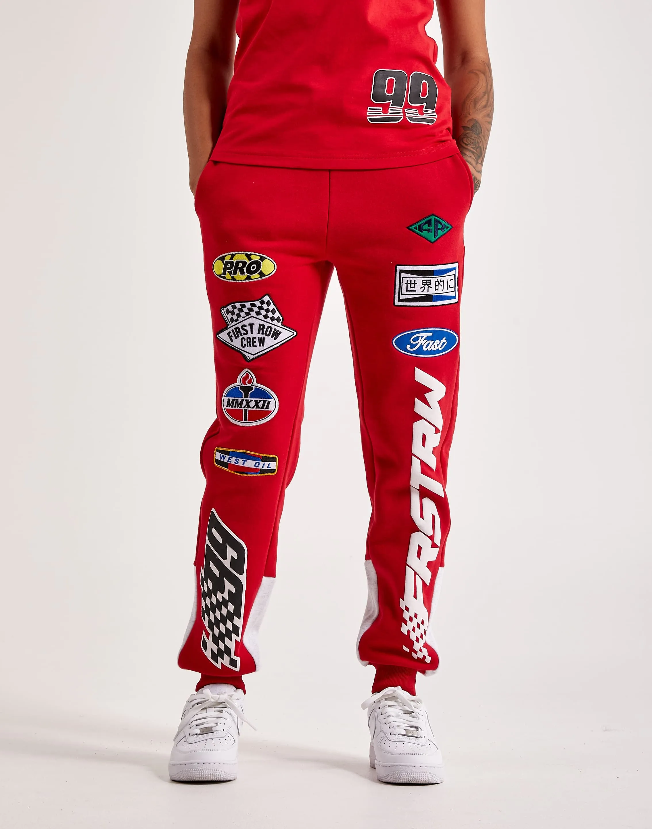 First Row Moto Fleece Joggers