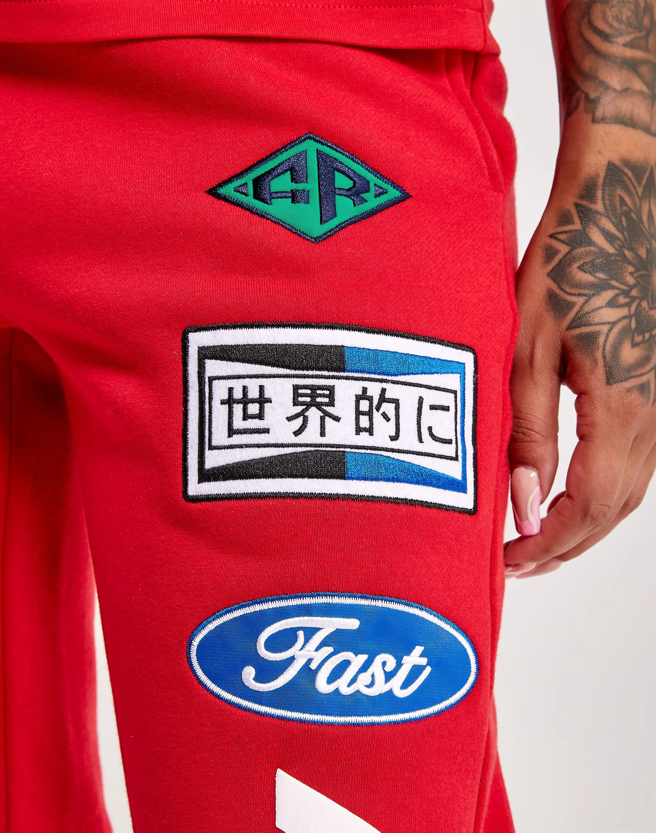 First Row Moto Fleece Joggers