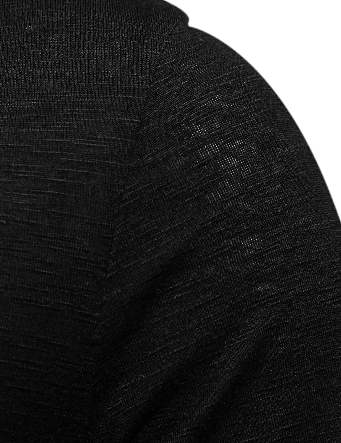 Men's Casual Front Placket Basic Long Sleeve Henley Shirt Muscle Workout Athletic Tee Tops