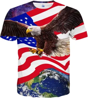 Neemanndy 3D Graphic Colorful T-Shirts Short Sleeve Crew Neck Print Tee for Men Women and Youngs