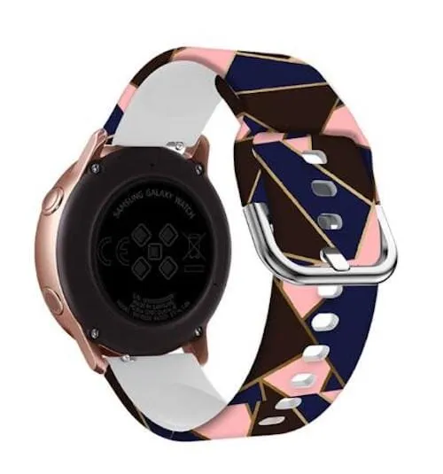 Silicone Pattern Watch Straps compatible with the Huawei Watch Fit 3