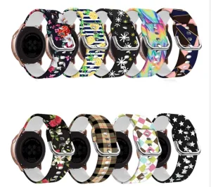 Silicone Pattern Watch Straps compatible with the Huawei Watch Fit 3