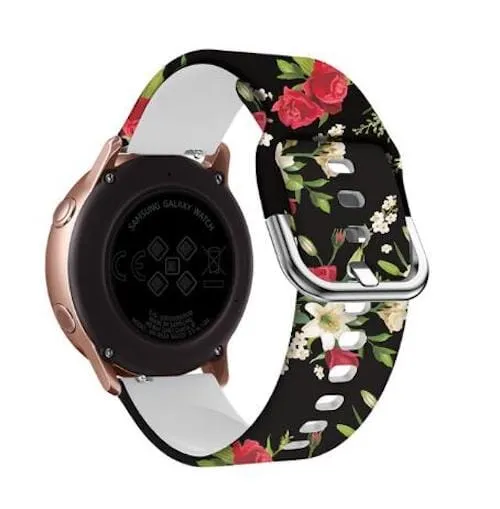 Silicone Pattern Watch Straps compatible with the Huawei Watch Fit 3