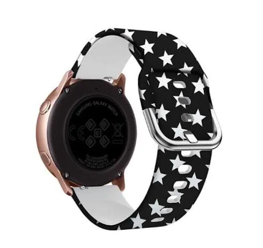 Silicone Pattern Watch Straps compatible with the Huawei Watch Fit 3