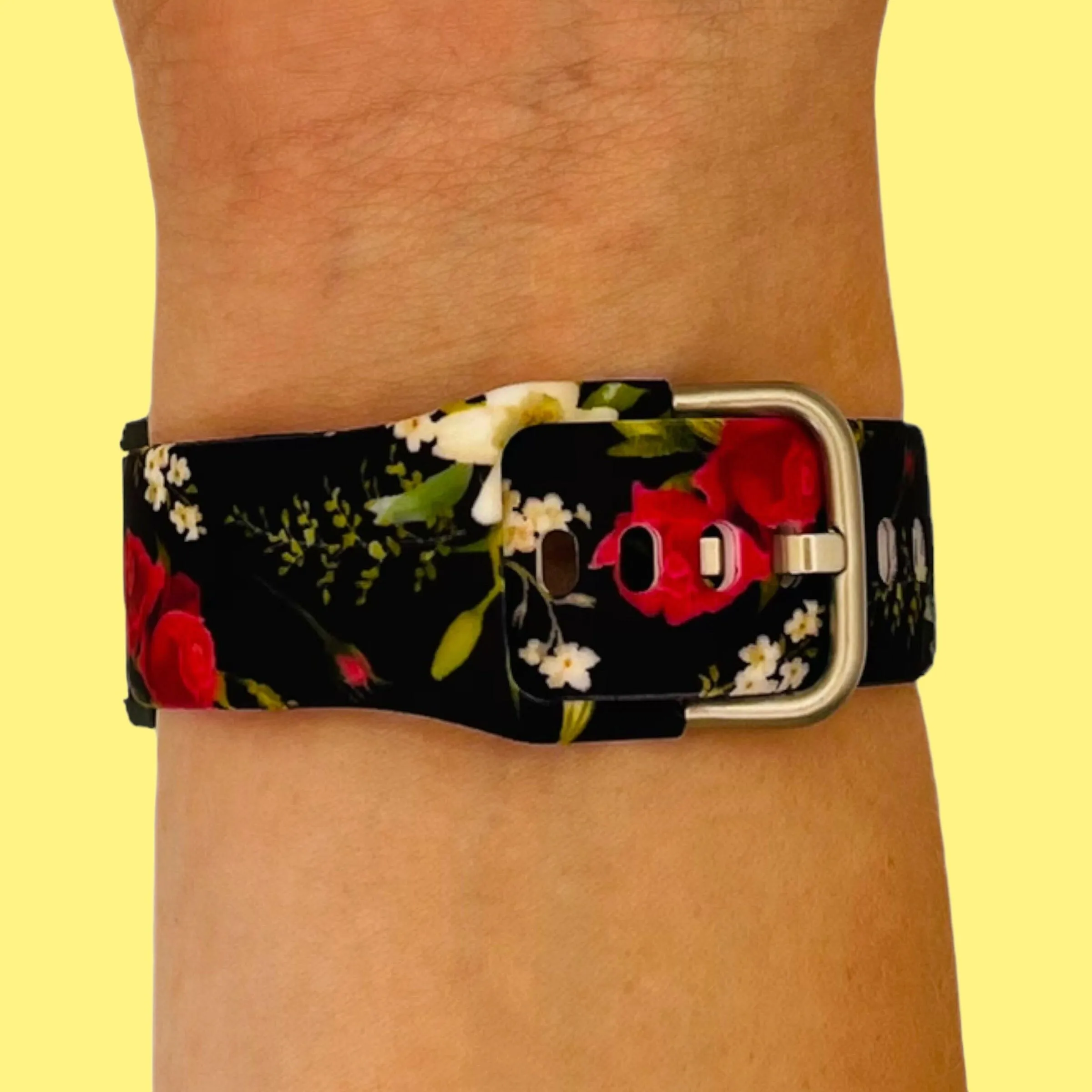 Silicone Pattern Watch Straps compatible with the Huawei Watch Fit 3
