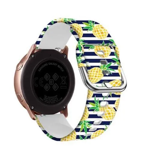 Silicone Pattern Watch Straps compatible with the Huawei Watch Fit 3