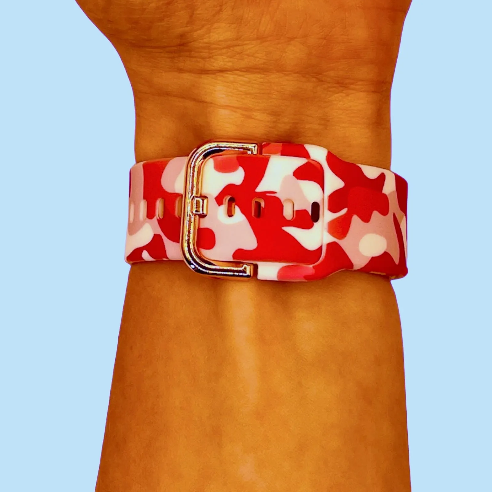 Silicone Pattern Watch Straps compatible with the Huawei Watch Fit 3