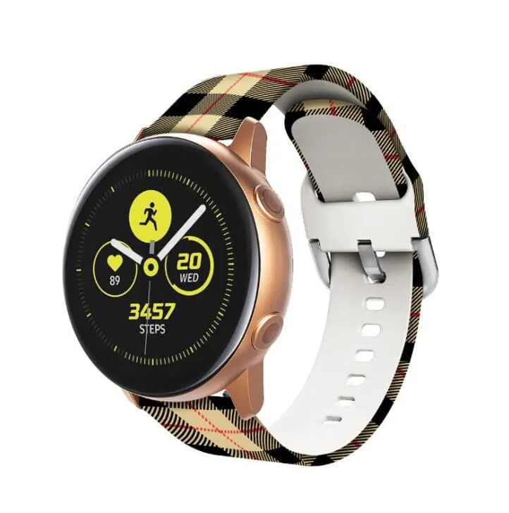 Silicone Pattern Watch Straps compatible with the Huawei Watch Fit 3