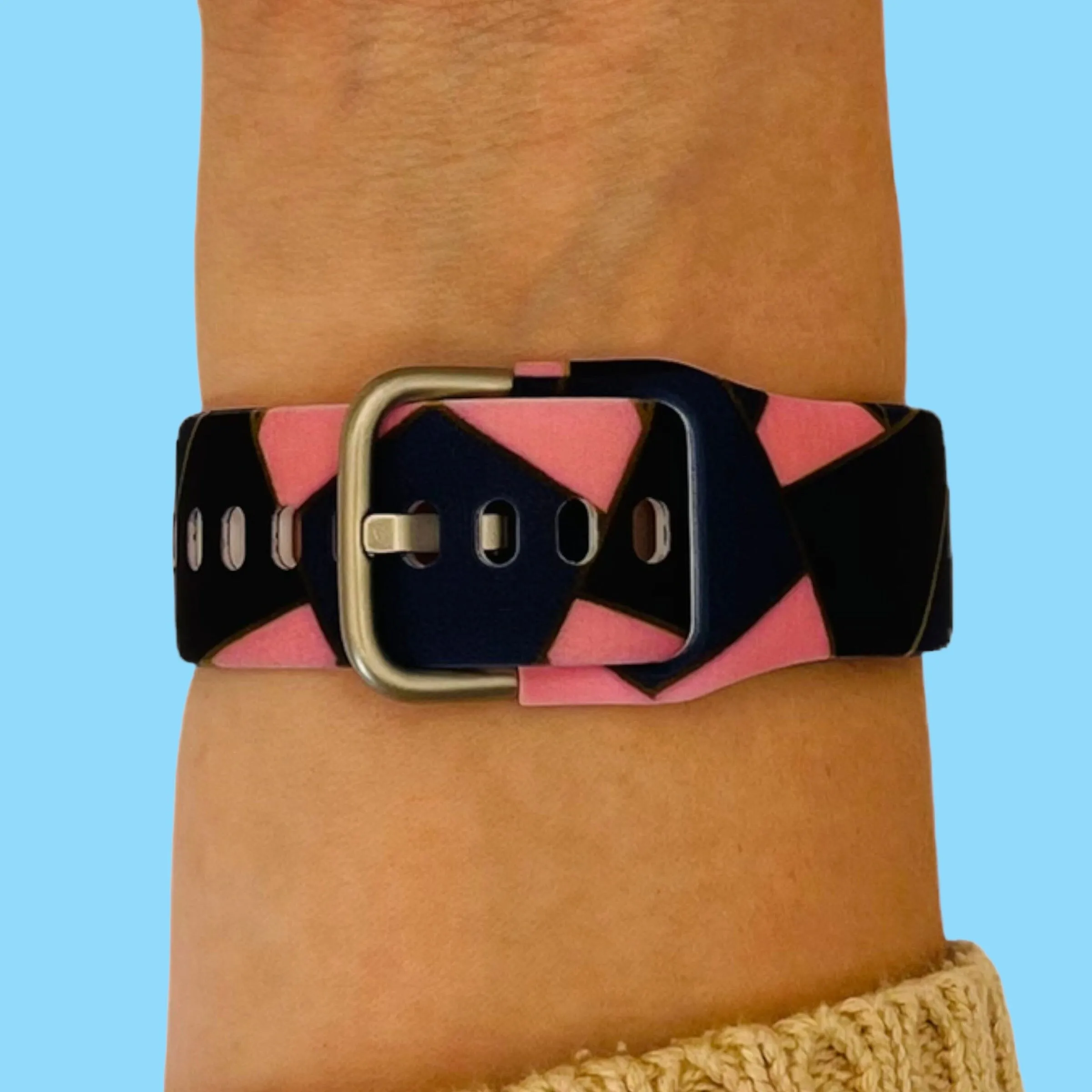 Silicone Pattern Watch Straps compatible with the Huawei Watch Fit 3