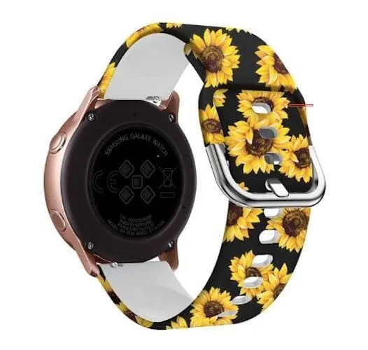 Silicone Pattern Watch Straps compatible with the Huawei Watch Fit 3