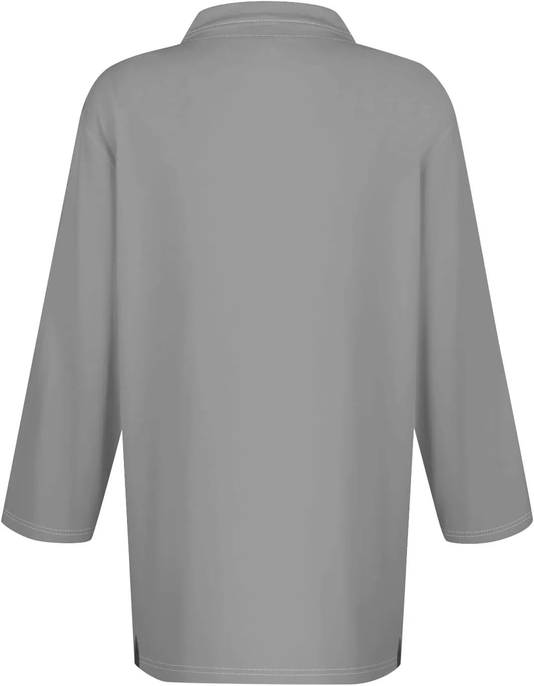 slqdgmryz Polo Shirts for Women 3/4 Sleeve Collared Work Business Casual Tops Funny Golf Button Three Quarter Length Blouses