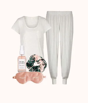The Casual Comfort Jogger Kit: Heathered Oat