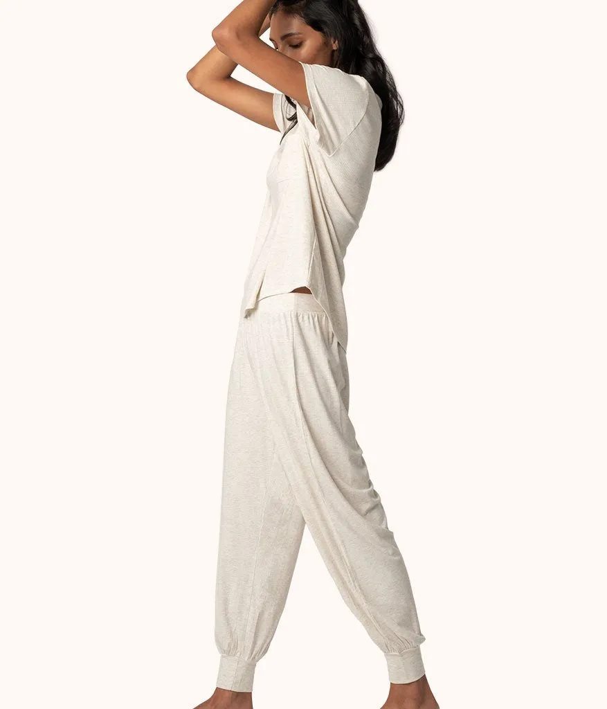The Casual Comfort Jogger Kit: Heathered Oat