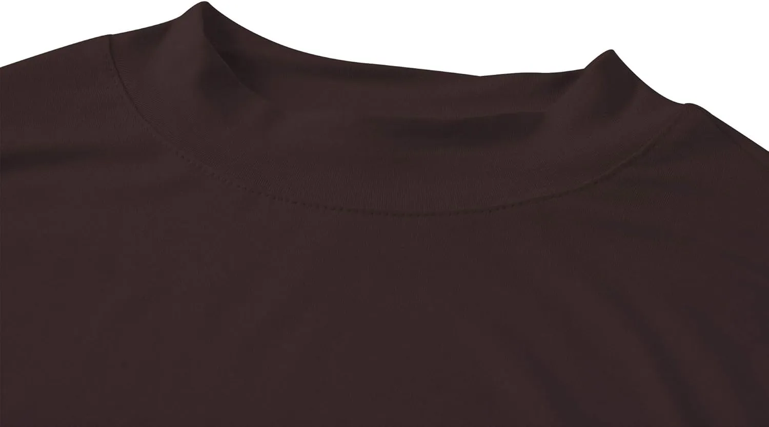 Women's Long Sleeve Slim Fit Turtleneck Basic Layering T-Shirt