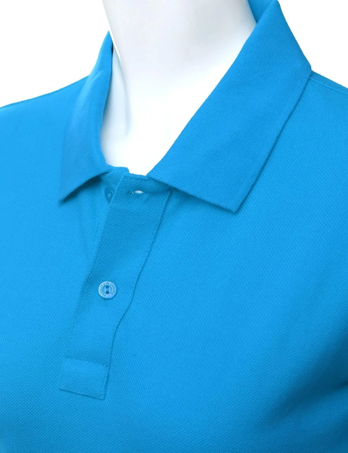 Women's Luxurious Solid Long Sleeves PK Polo Shirt